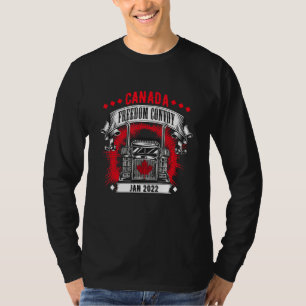 Canada Freedom Convoy Support Canada Truckers 2022 T-Shirt