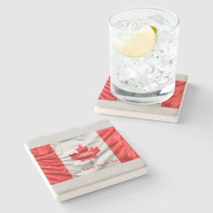 CANADA From Sea to Sea to Sea Stone Coaster