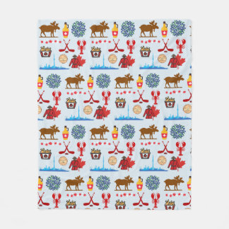 Canada Fun Fleece Blanket
