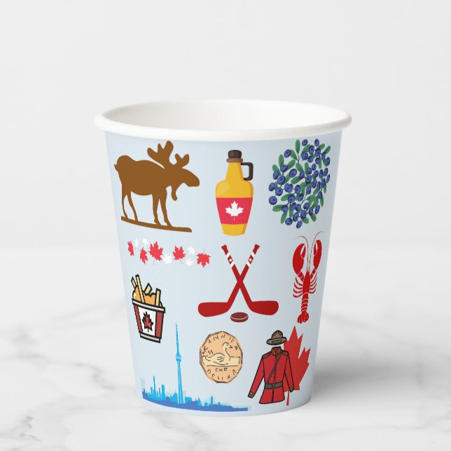  Canada Fun Paper Cups (Front)