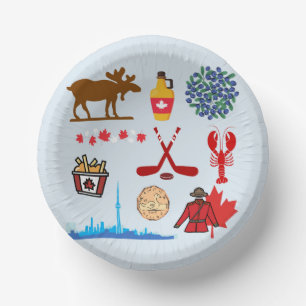   Canada Fun Paper Plate