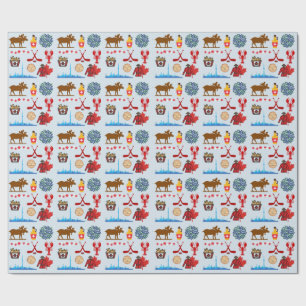 Canada Fun Wrapping Paper