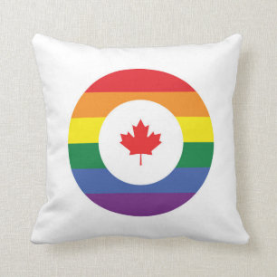 Canada Gay Pride Cushion