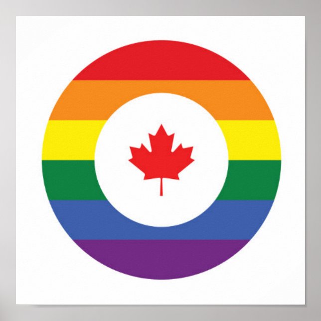 Canada Gay Pride Poster (Front)