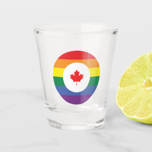 Canada Gay Pride Shot Glass