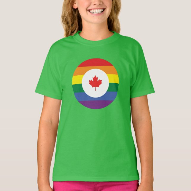Canada Gay Pride T-Shirt (Front)