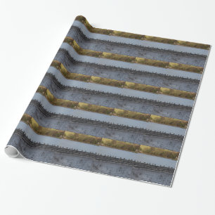 Canada Geese All In A Row Wrapping Paper