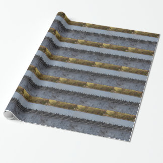 Canada Geese All In A Row Wrapping Paper