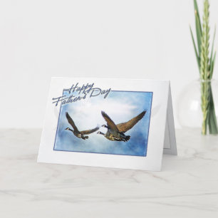 Canada Geese Father's Day Card