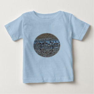 Canada Geese on Green Lane Reservoir Baby T-Shirt