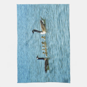 Canada Geese Proud Parents Tea Towel