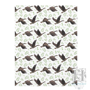 Canada Geese Scrapbook Paper