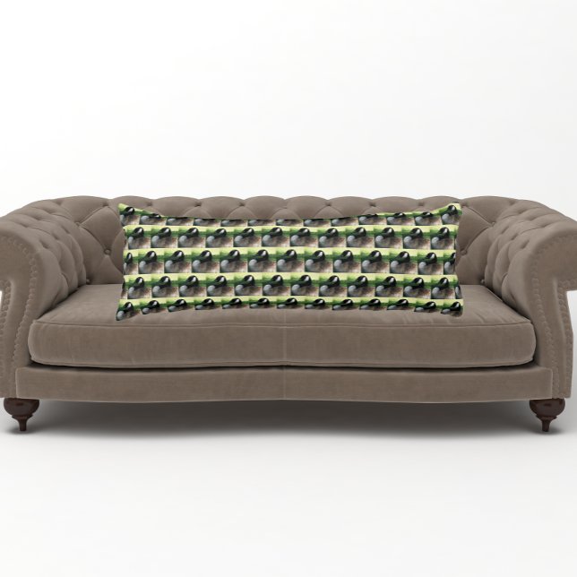 Canada Geese Wildlife Photo Pattern Body Cushion (In Situ)