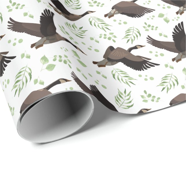 Canada Geese Wrapping Paper (Roll Corner)
