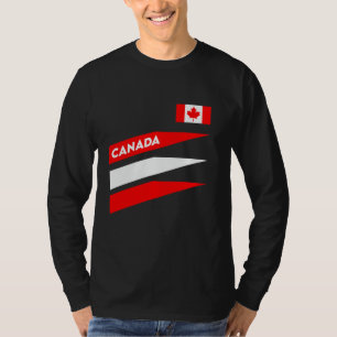 Canada Gift Flag Varsity Canadian Toronto Retro Vi T-Shirt