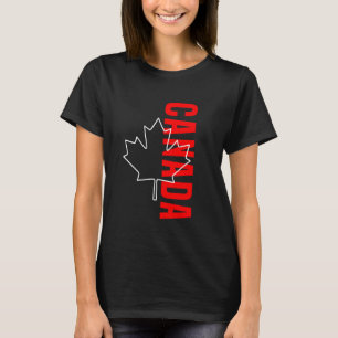 Canada Gift Flag Varsity Canadian Toronto Retro Vi T-Shirt
