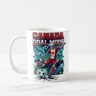 Canada Goal Mode Skeleton Striker Nations Dynamic  Coffee Mug