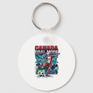 Canada Goal Mode Skeleton Striker Nations Dynamic Key Ring