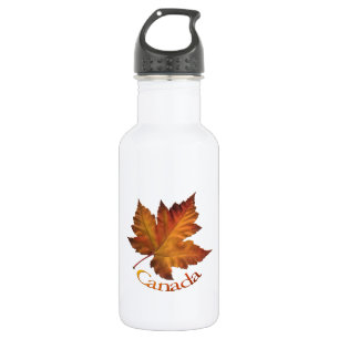 Canada Gold Maple Leaf Souvenir 532 Ml Water Bottle