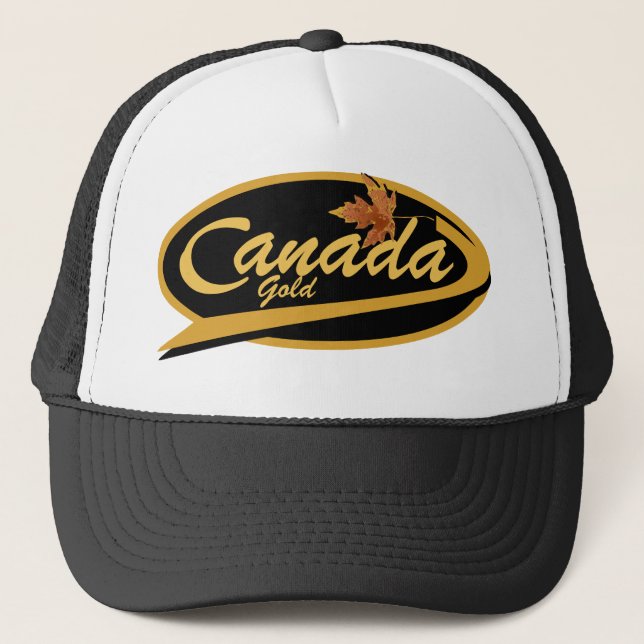 Canada Gold Trucker Hat (Front)