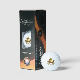 Canada Golf Balls Personalised Canada Golf Gifts
