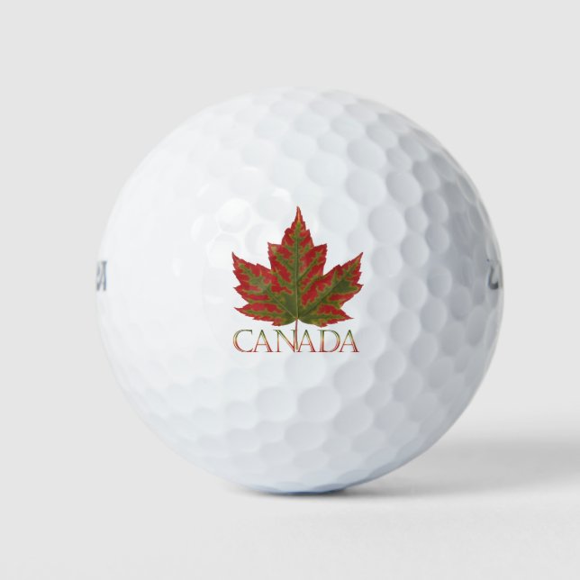 Canada Golf Balls Personalised Canada Golf Gifts (Front)
