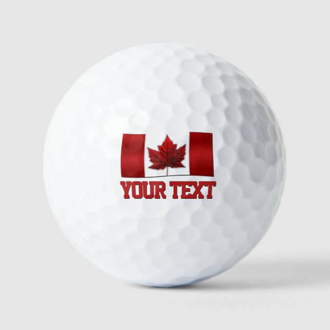 Canada Golf Balls Personalised Canada Golf Gifts (Front)
