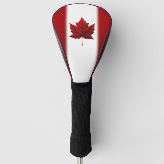 Canada Golf Gifts Canada Maple Leaf Driver Cover (Front)