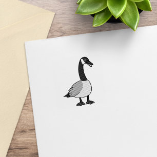 Canada Goose 1x1 Rubber Stamp