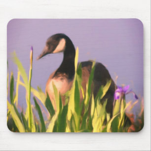Canada Goose Animal Art  Mouse Pad