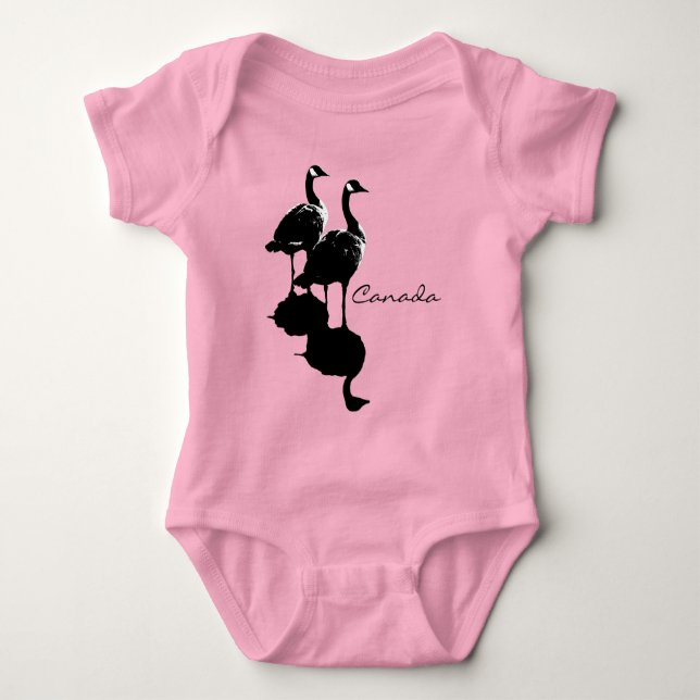 Canada Goose Baby Jumper & Baby Canada Gifts Bodysuit (Front)