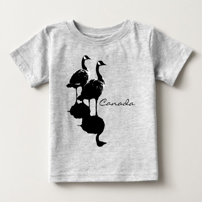 Canada Goose Baby Shirts & Baby Canada Souvenirs (Front)