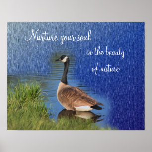 Canada Goose Beauty Of Nature Inspirational Poster