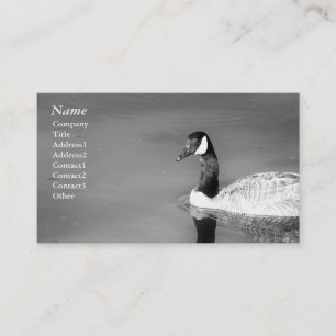Canada Goose black&white - Business cards