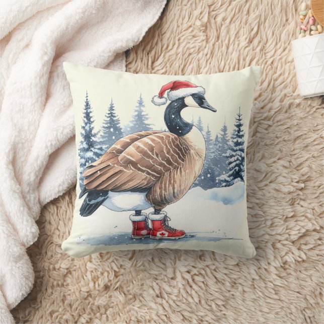 Canada Goose Canadian Christmas Cushion (Blanket)