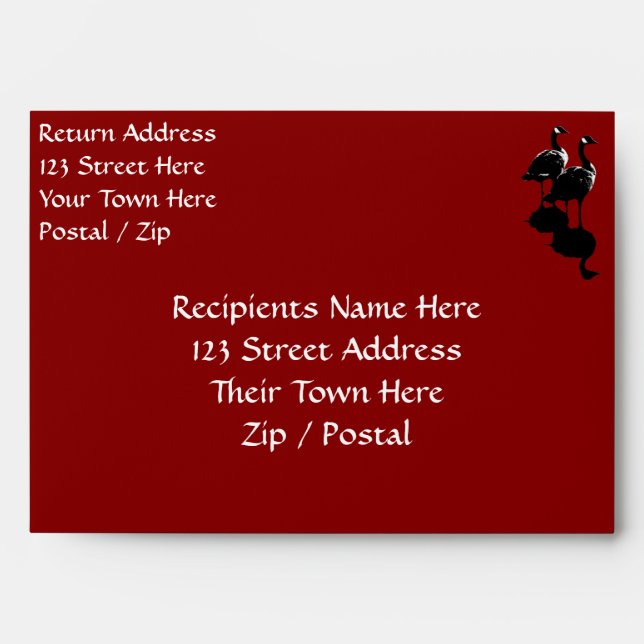 Canada Goose Envelopes Personalise Canada Envelope (Front)