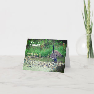 Canada Goose Family Customisable Thank You Card