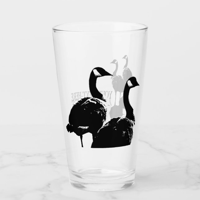 Canada Goose Glasses Personalised Canada Gifts (Front)