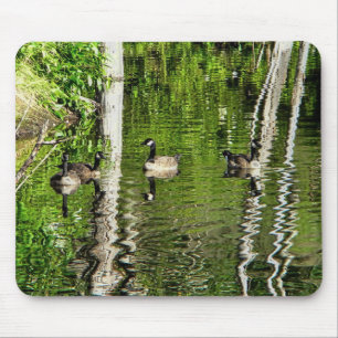 (Canada) Goose Green Mouse Pad