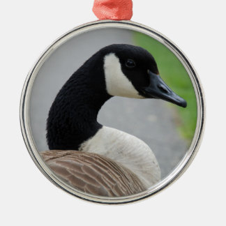 Canada goose metal ornament