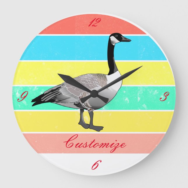 Canada Goose Multi-color Sun Thunder_Cove Large Clock (Front)