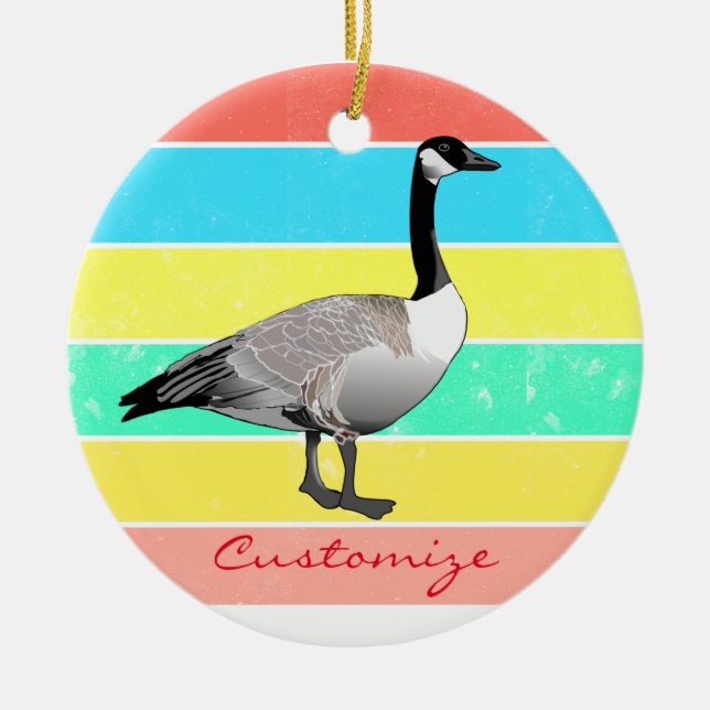 Canada Goose Multi-colour Sun Thunder_Cove Ceramic Ornament (Front)