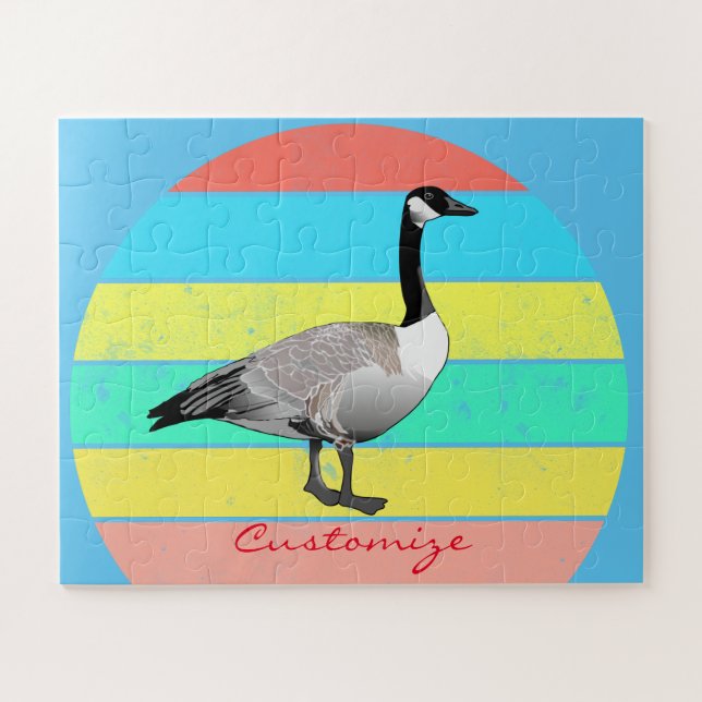 Canada Goose Multi-colour Sun Thunder_Cove Jigsaw Puzzle (Horizontal)