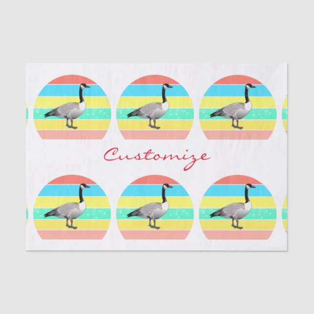 Canada Goose Multi-colour Sun Thunder_Cove Tissue Paper (Front)