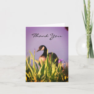 Canada Goose Nature Art Thank You Card