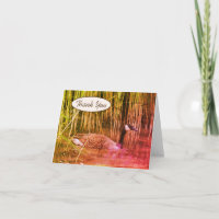 Canada Goose Nature Art Thank You Card