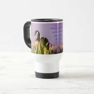Canada Goose Nature Inspirational Quote  Travel Mug