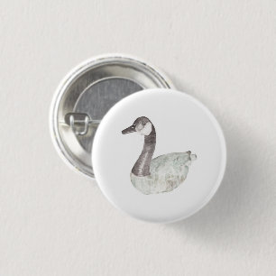 Canada Goose on a button