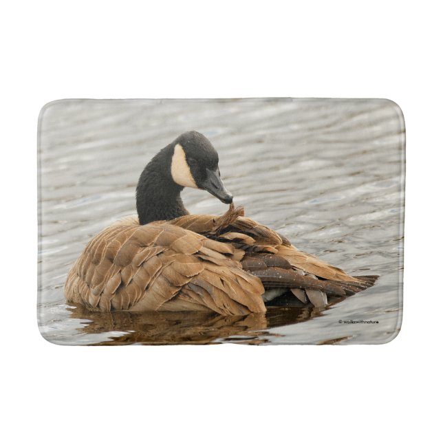 Canada Goose on the Lake Bath Mat (Front)