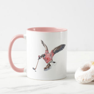 Canada Goose Playing Hockey Mug